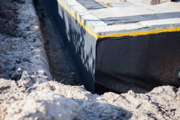 Residential Waterproofing installation at a Canton, GA home by SJ Waterproofing Pros